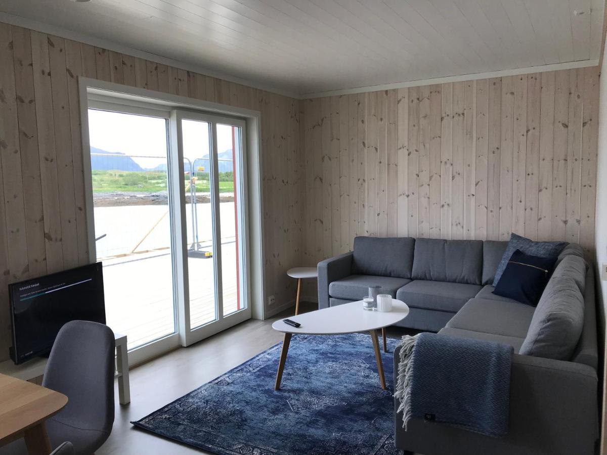 Nappstraumen Seafront Cabin Leknes Eksteriør billede
